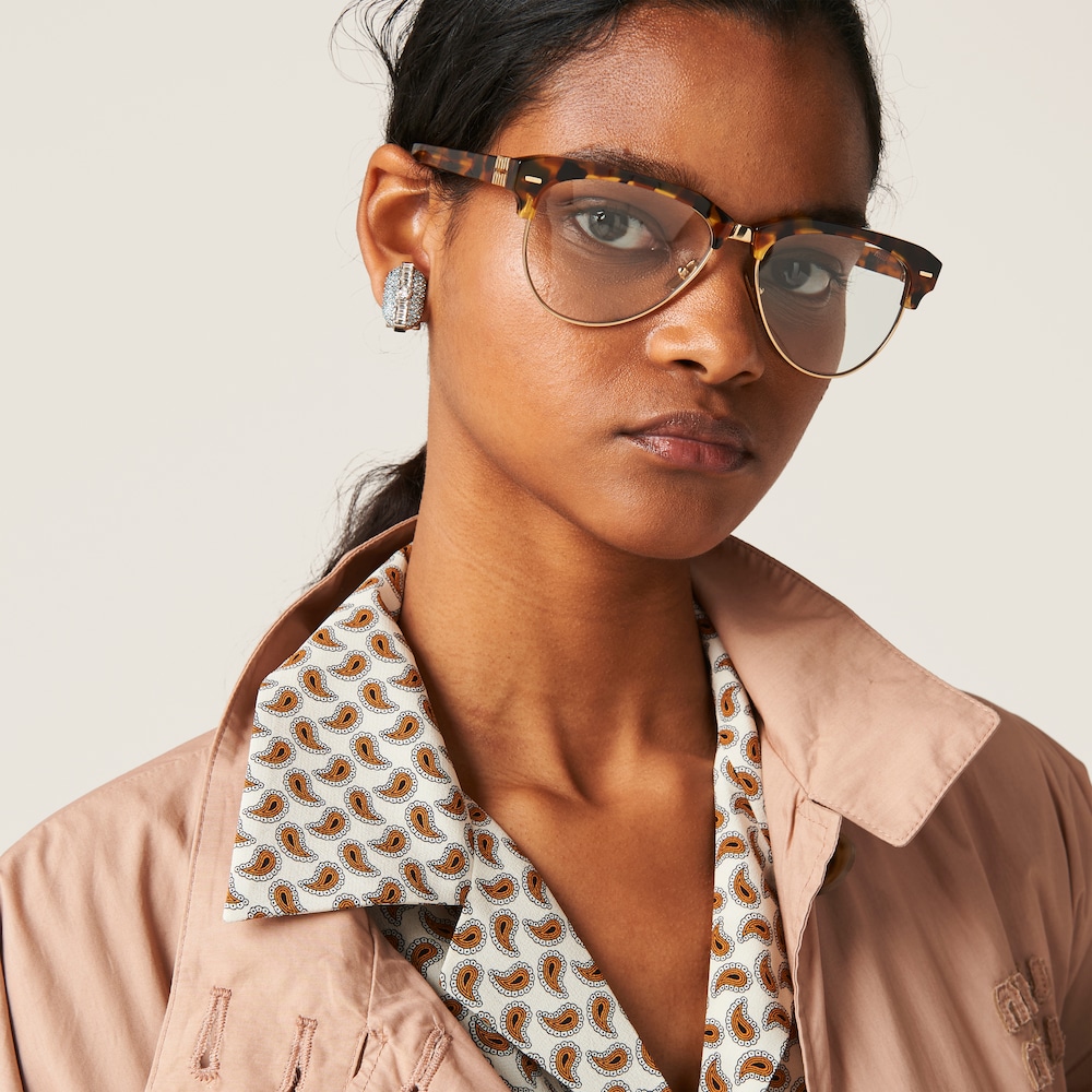 Poplin blouson jacket