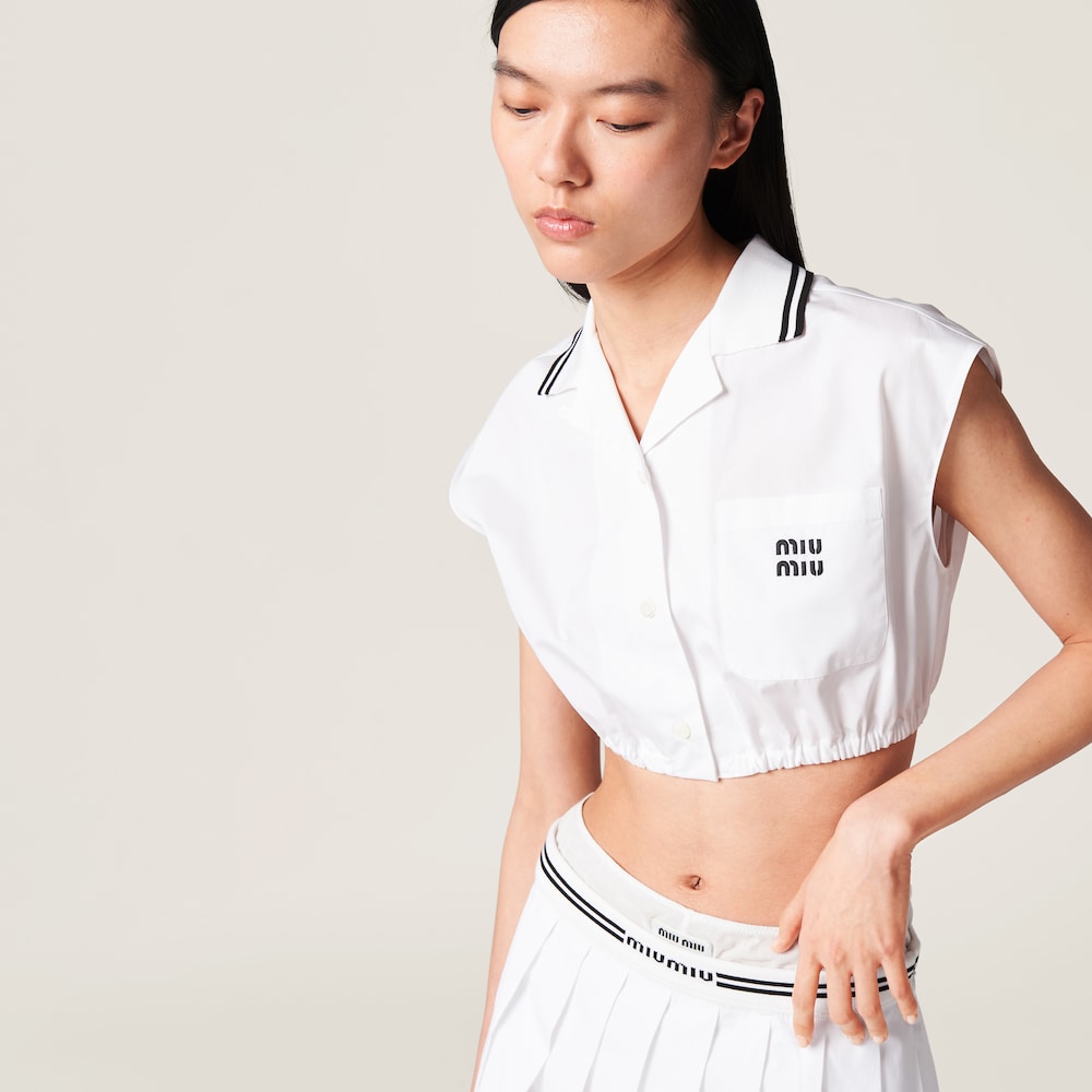 Poplin top