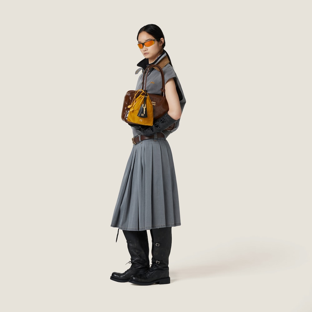 Beau naplak patent leather bag