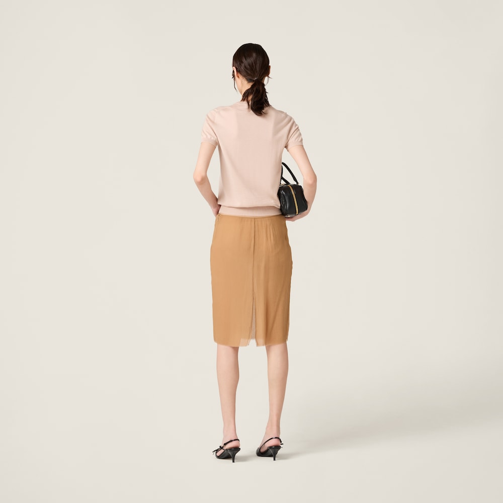 Cashmere and silk sweater