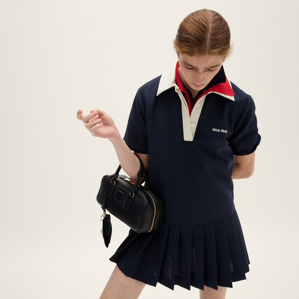 Kid mohair mini-dress