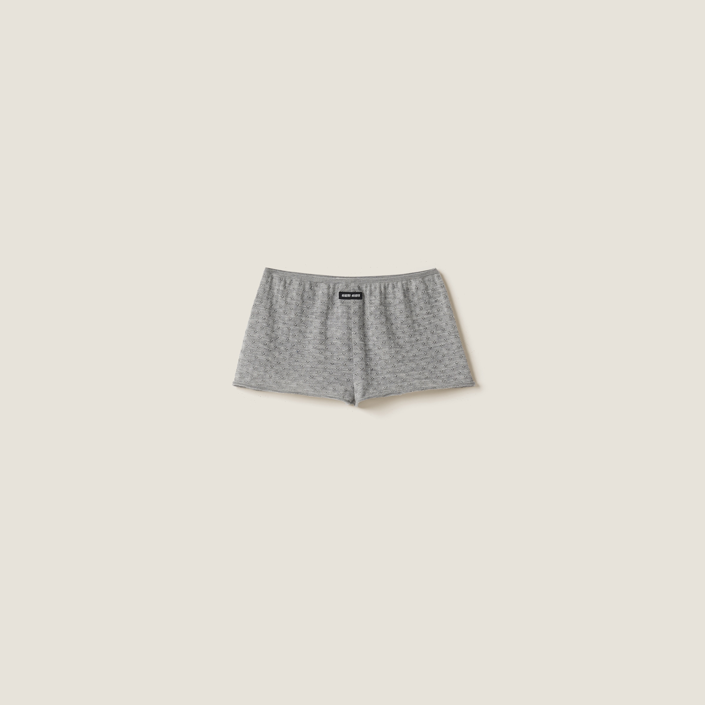 Cashmere and silk shorts