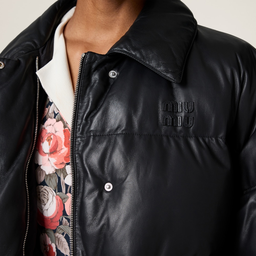 Nappa leather jacket
