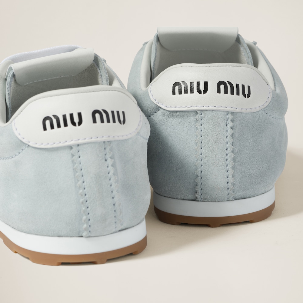 Plume suede sneakers
