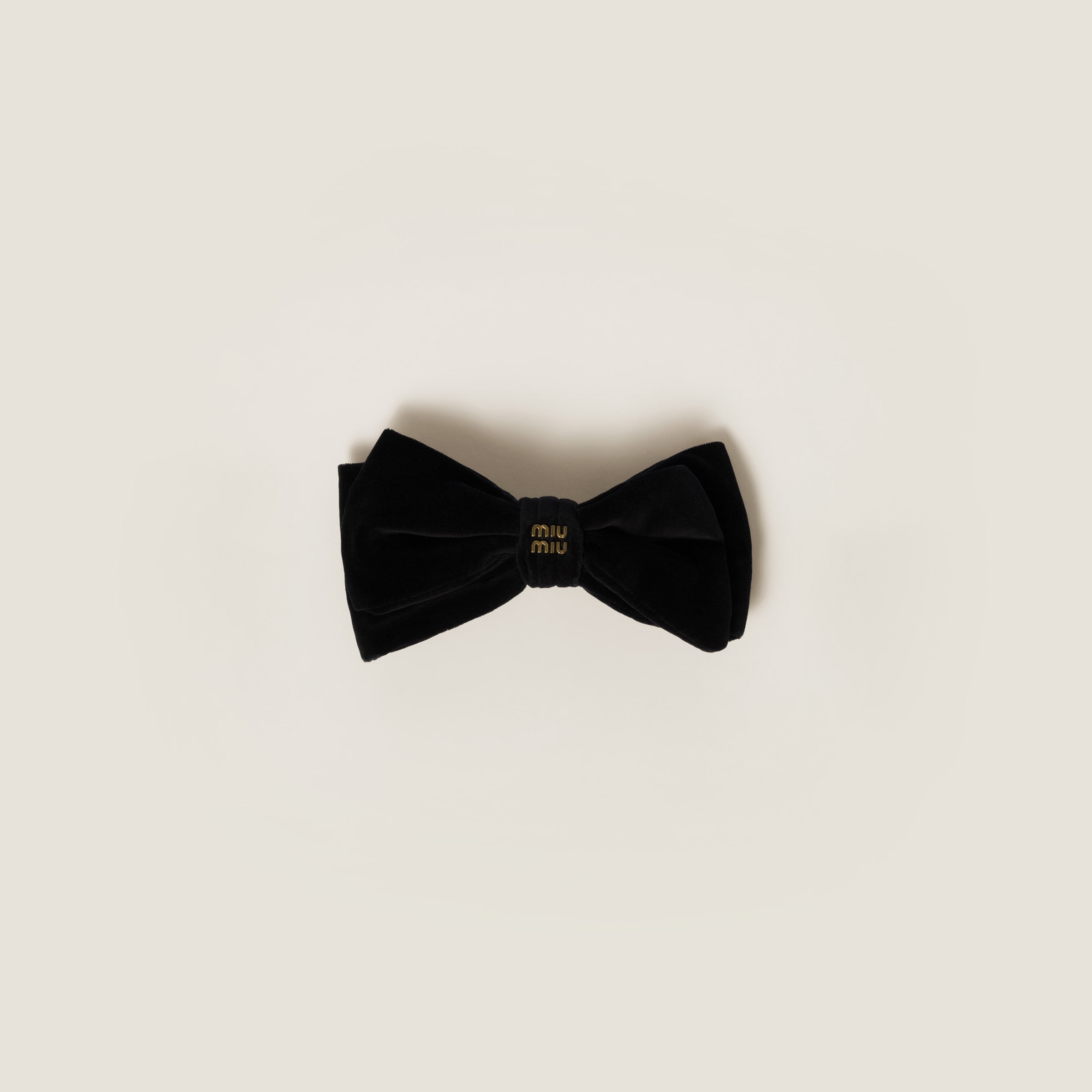 Velvet hair clip