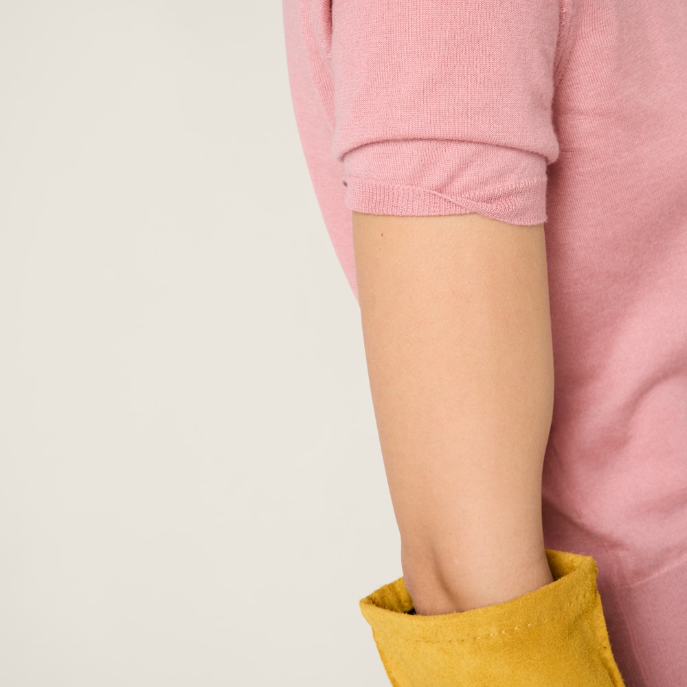 Silk and cashmere polo shirt