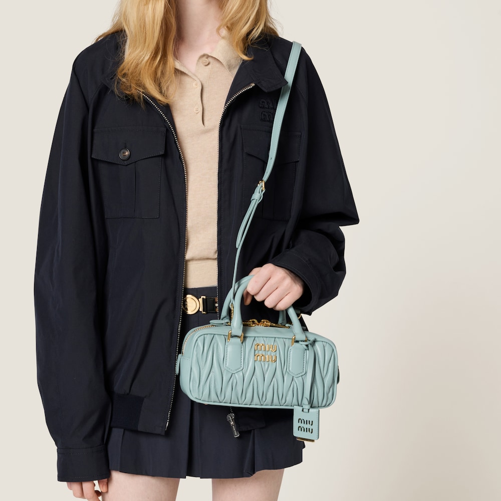 Arcadie matelassé nappa leather bag