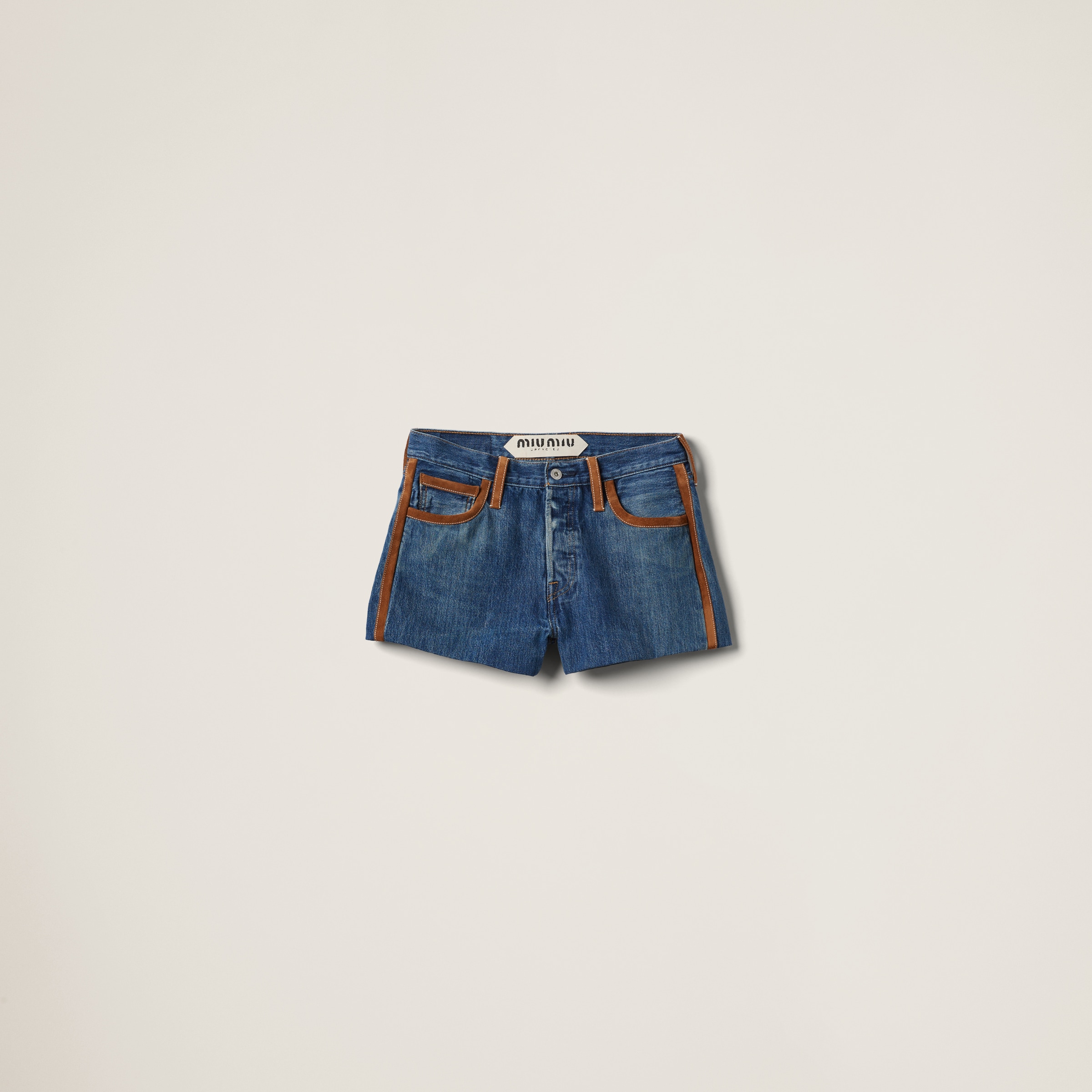 Denim shorts