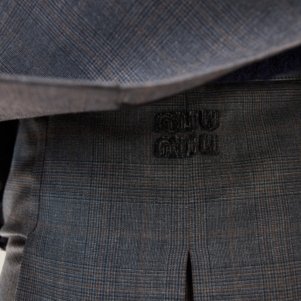 Prince of Wales check skirt