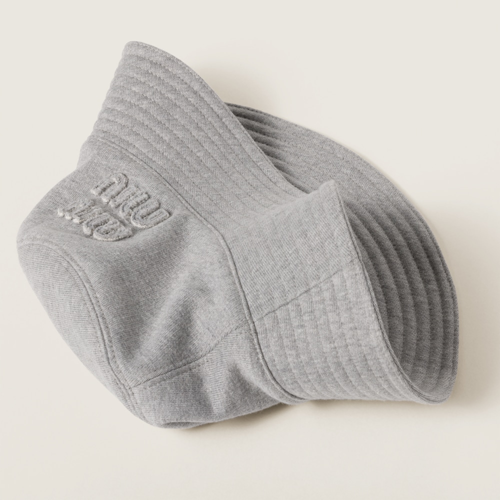 Cotton fleece bucket hat