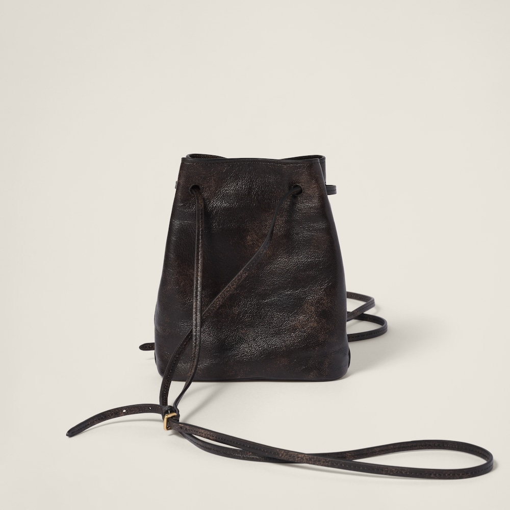 Nappa leather pouch