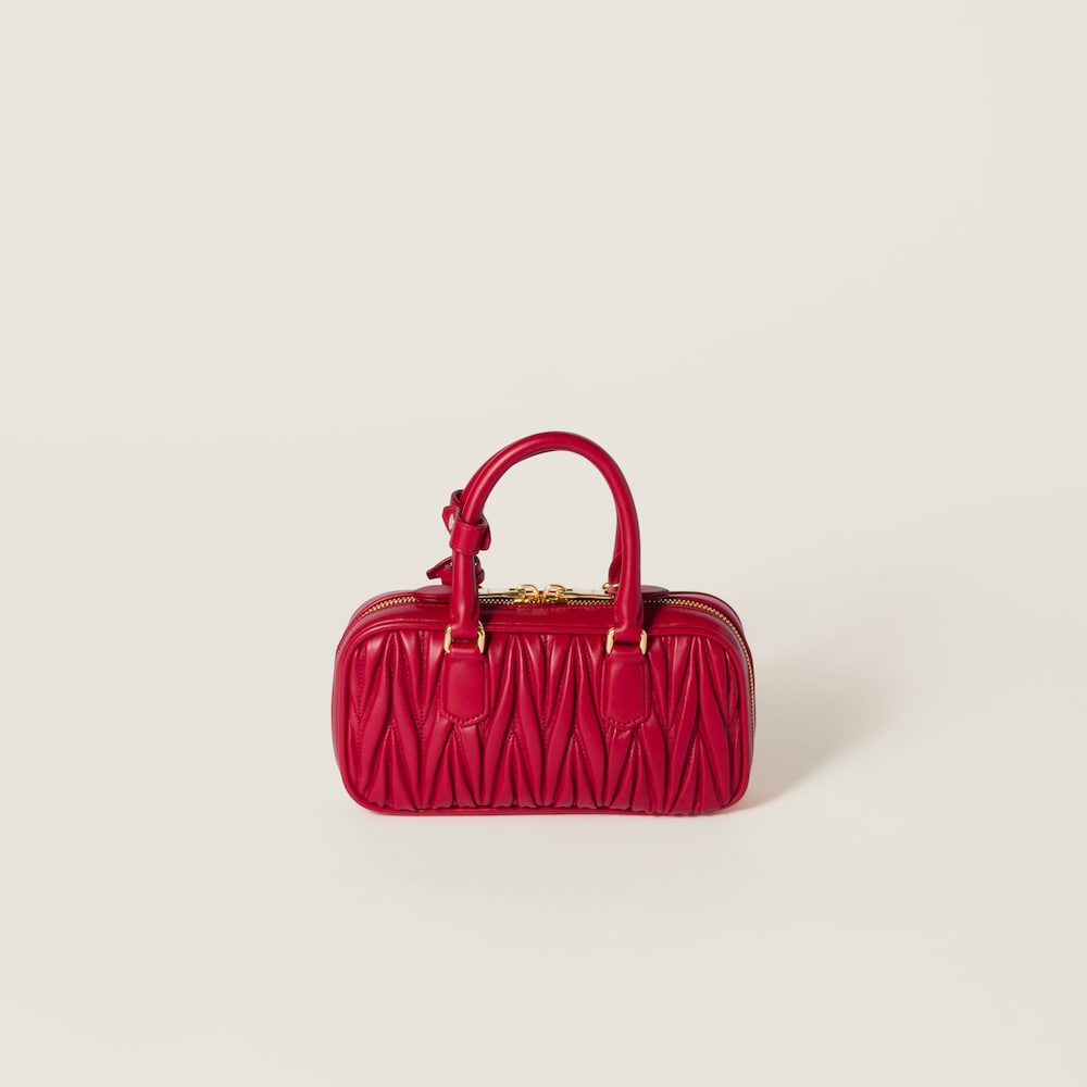 Arcadie matelassé nappa leather mini-bag