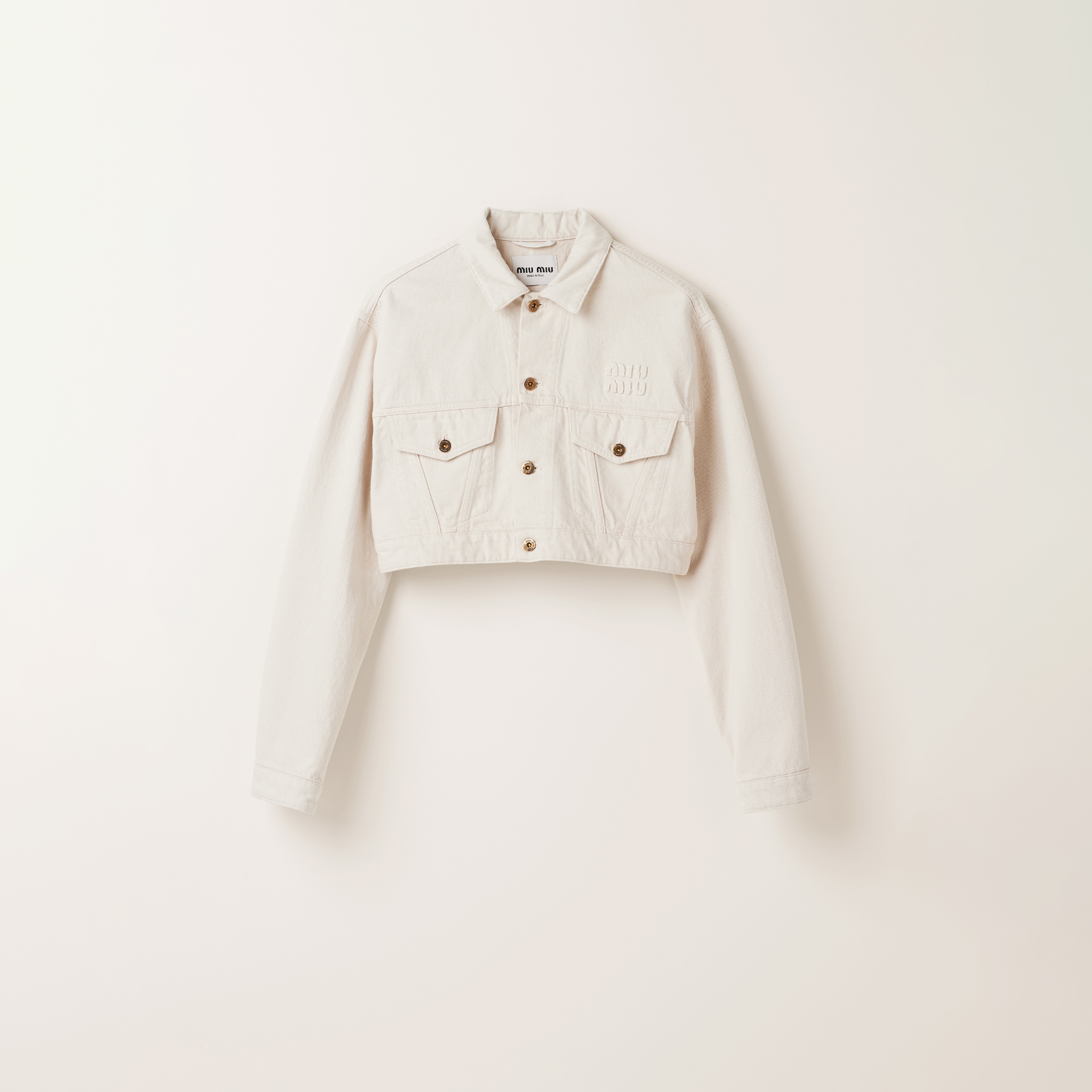 Ecru denim jacket