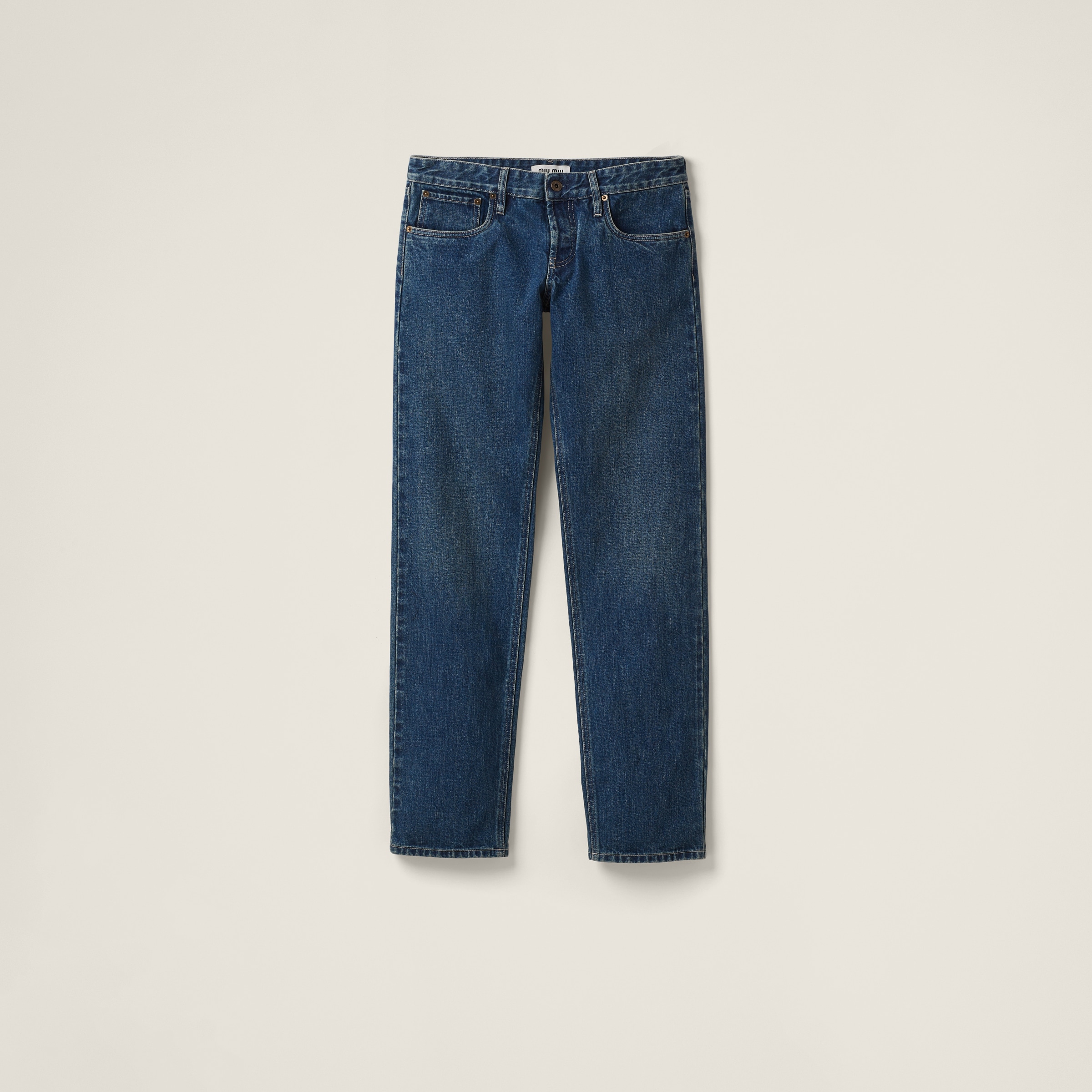 Five-pocket denim jeans