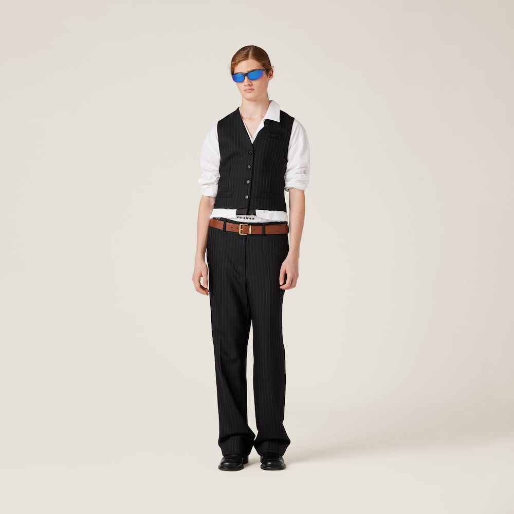 Pinstripe pants