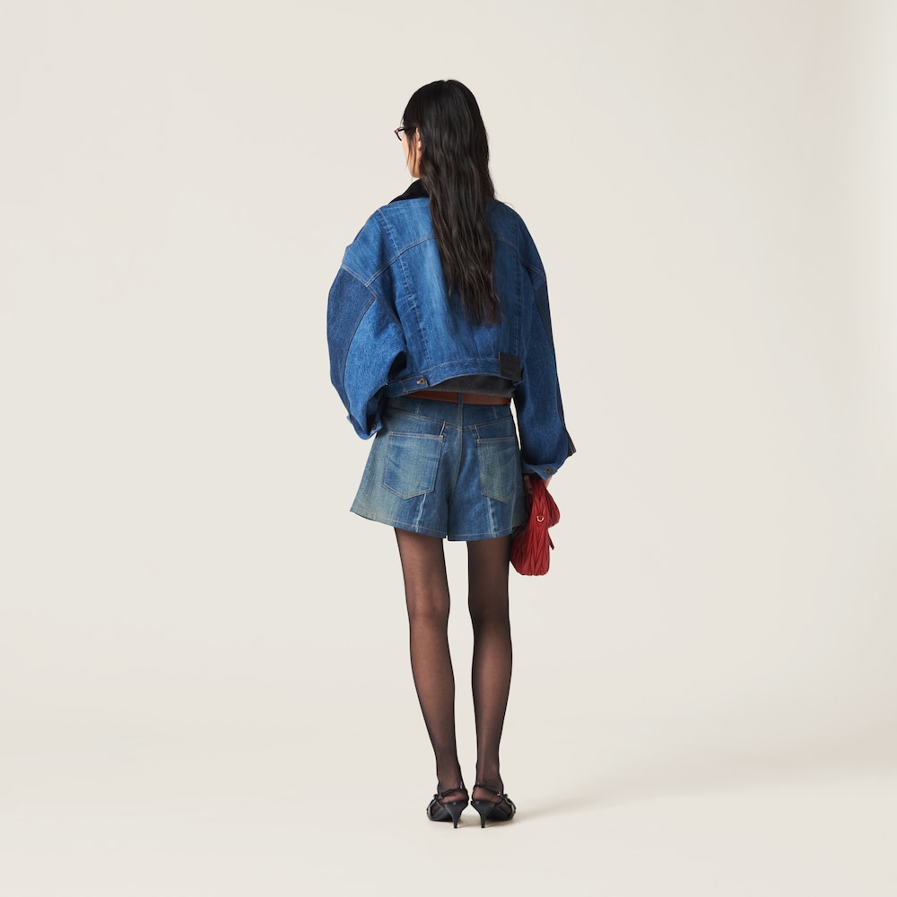 Denim shorts