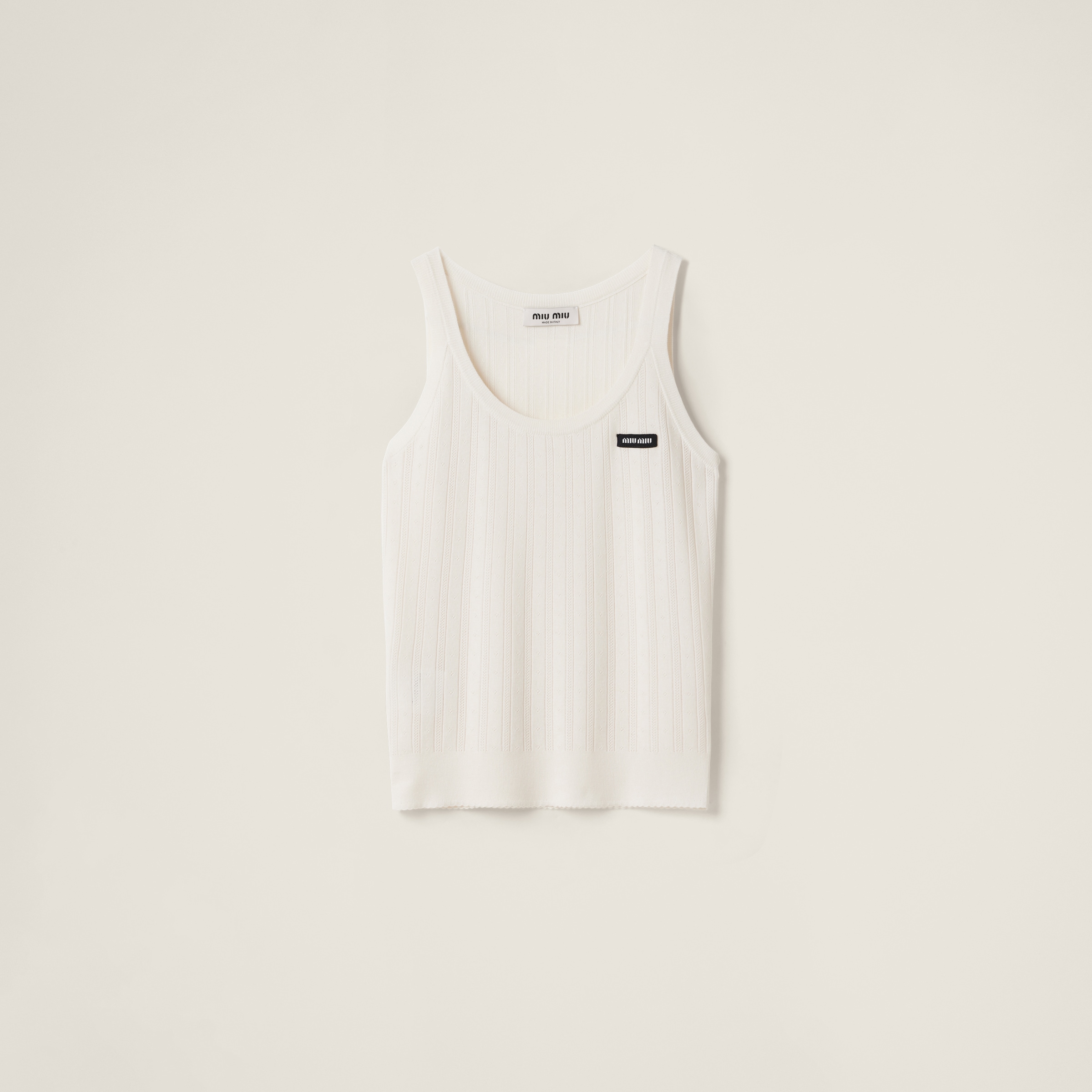 Cashmere and silk tank top
