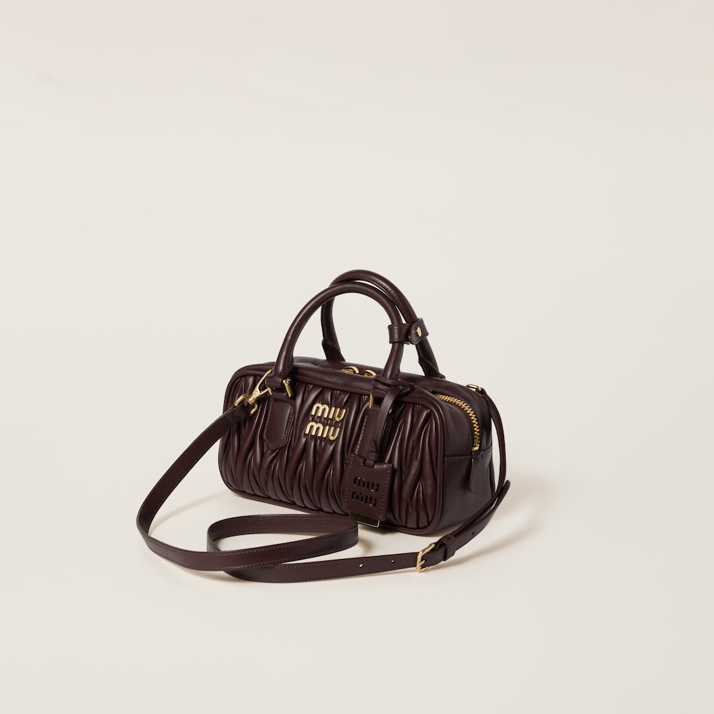 Arcadie matelassé nappa leather bag