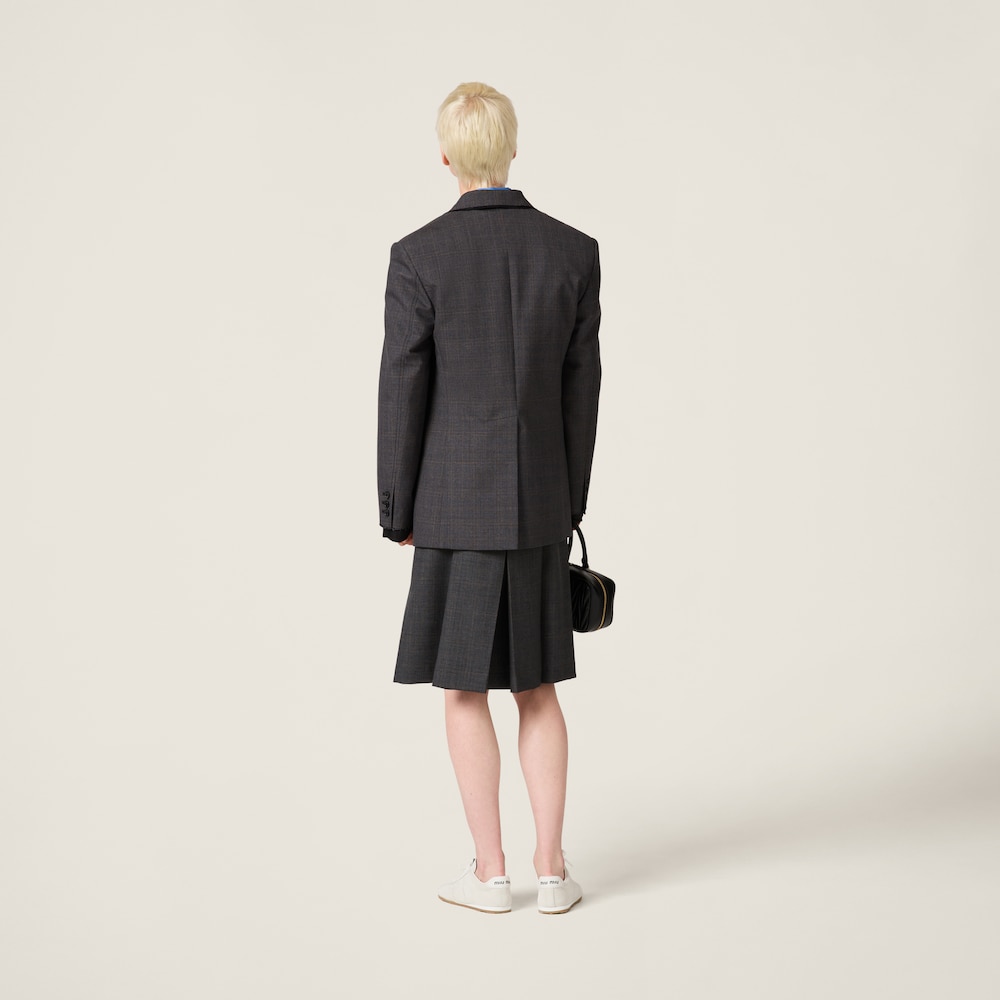 Prince of Wales check skirt