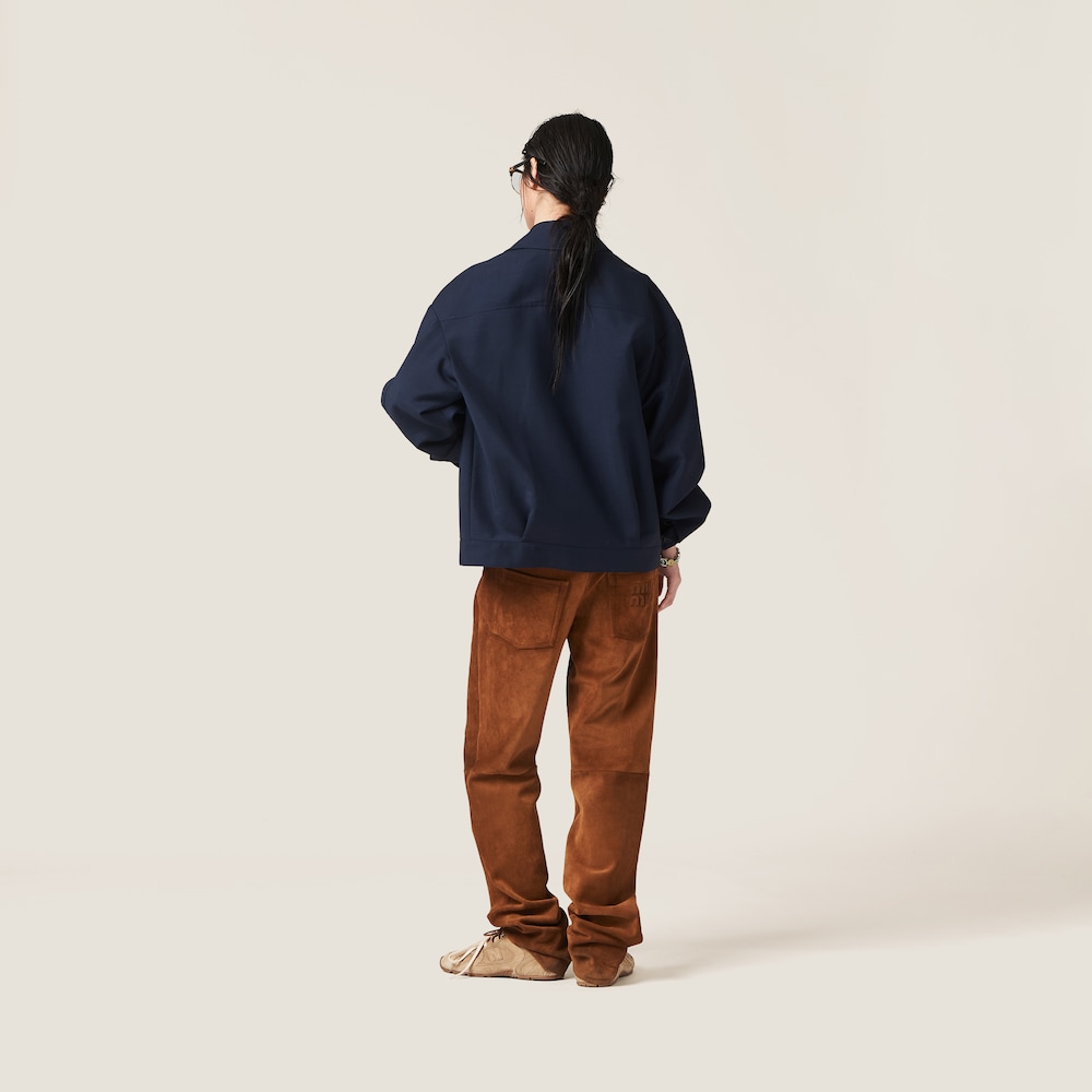 Suede pants