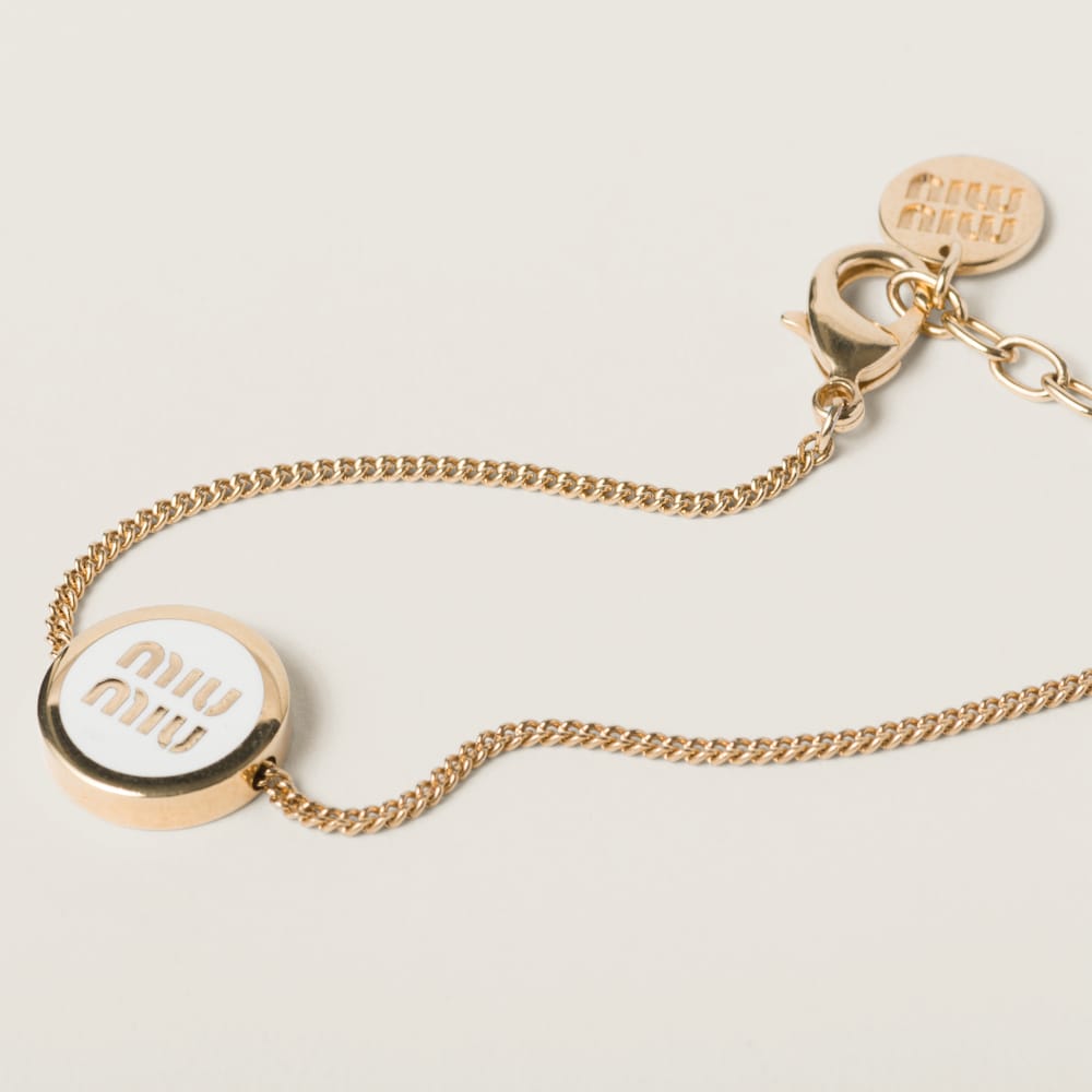 Enameled metal bracelet