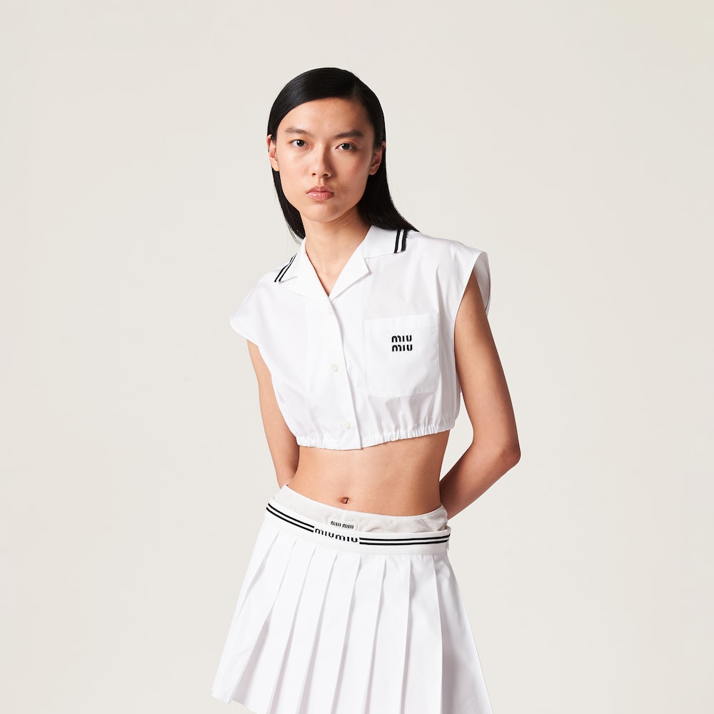 Poplin top