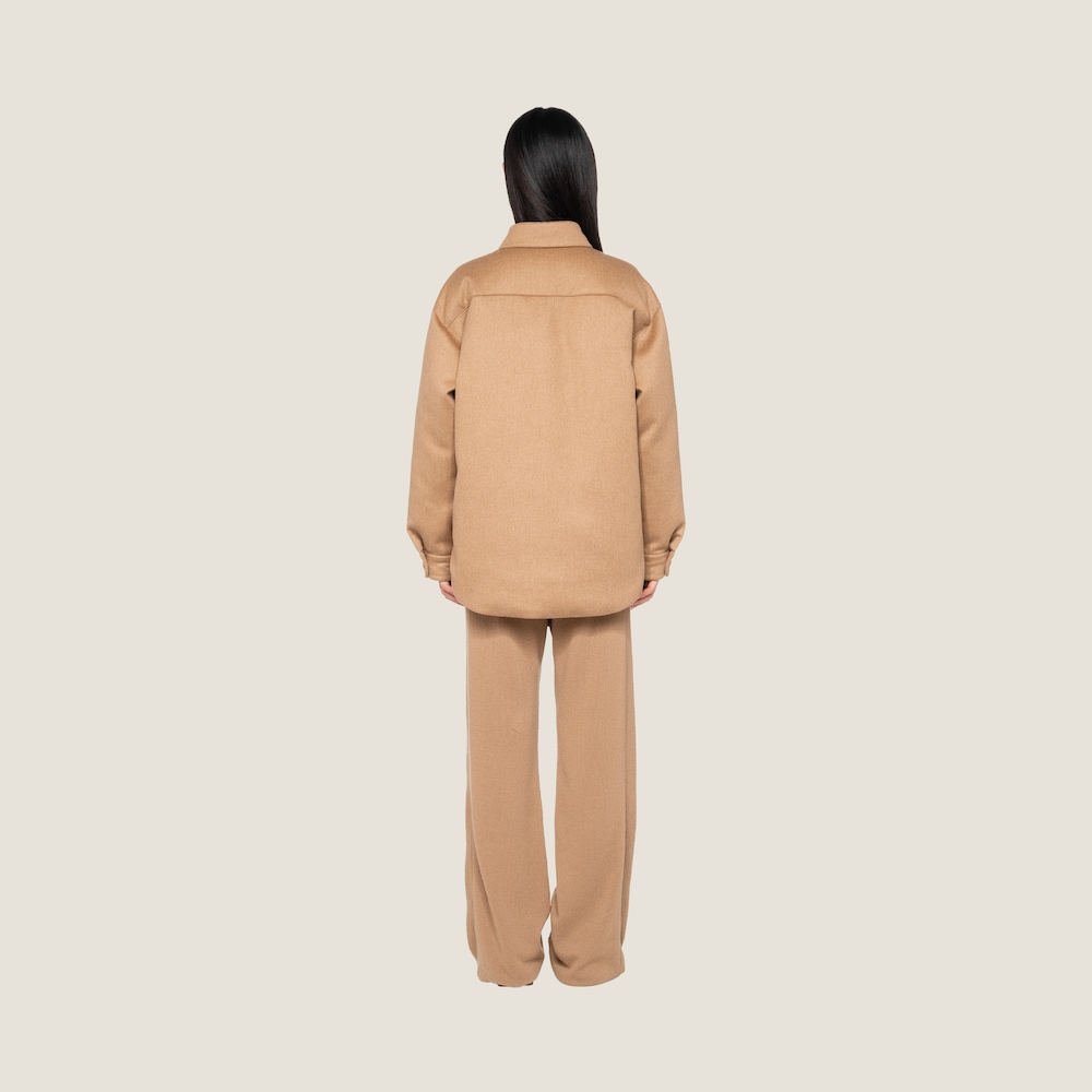 Camelhair down jacket