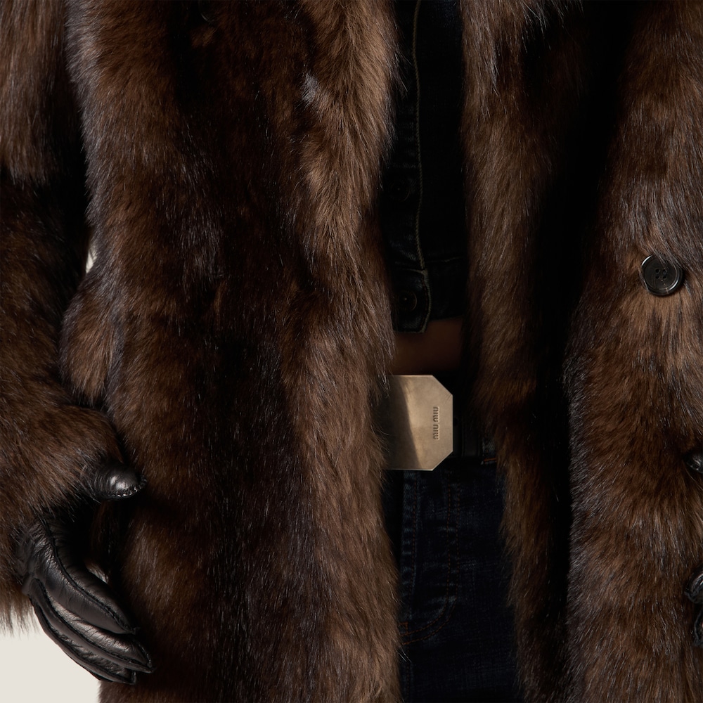Shearling coat