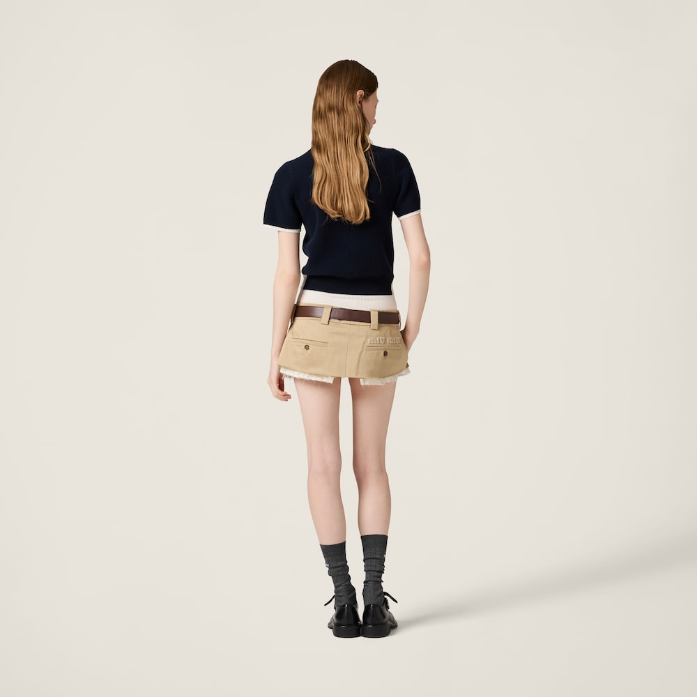 Cashmere and wool crew-neck sweater