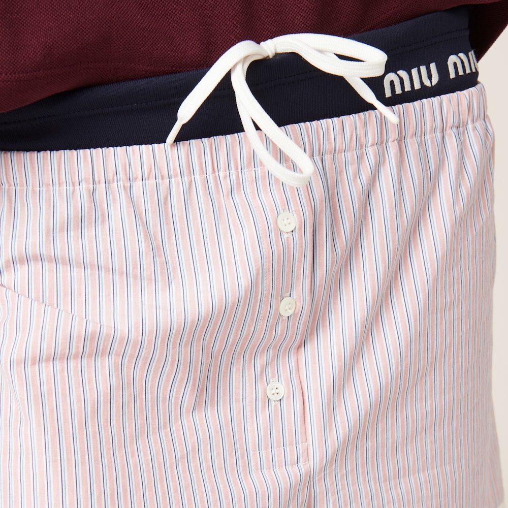 Striped cotton boxers
