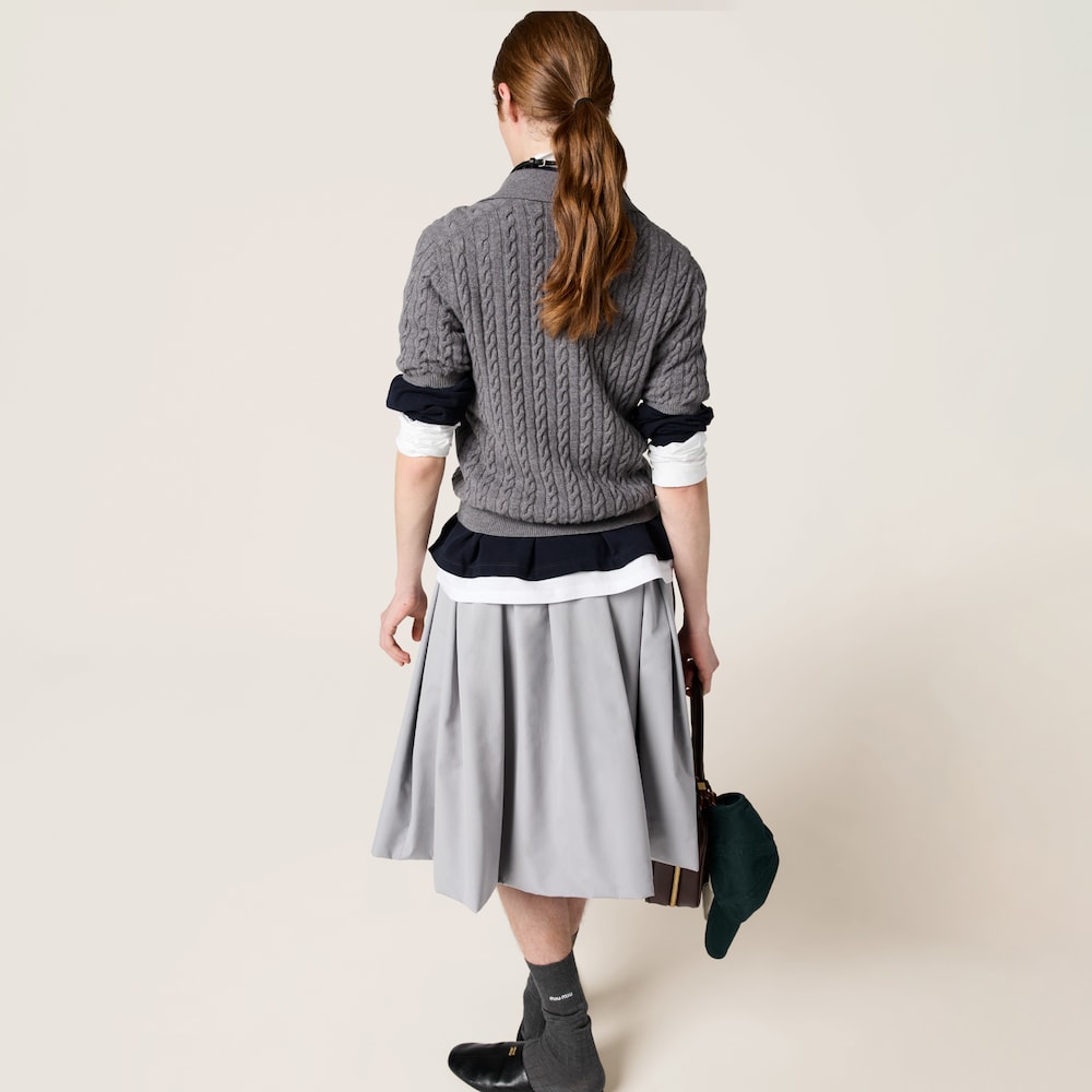 Cashmere polo shirt