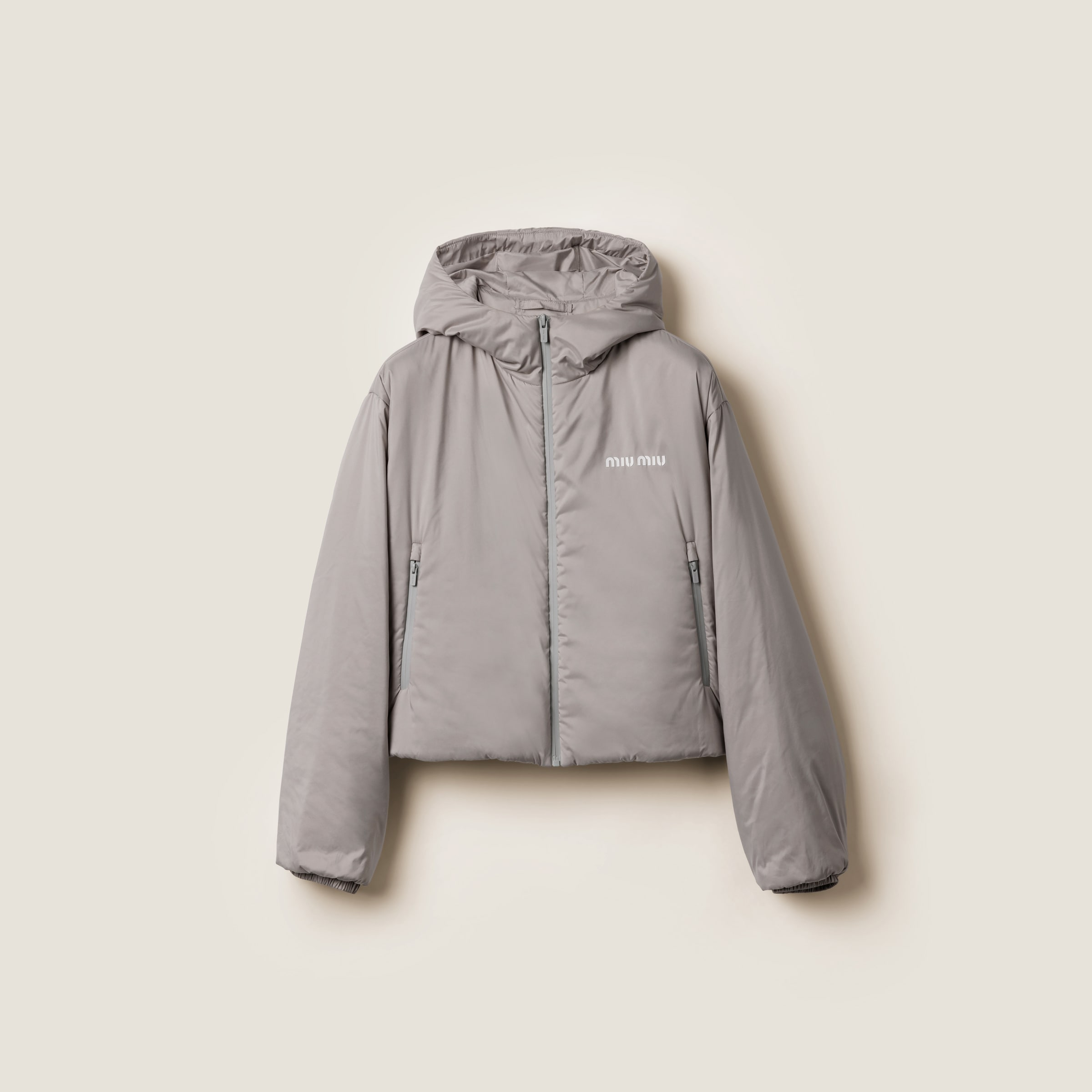 Technical pongé jacket