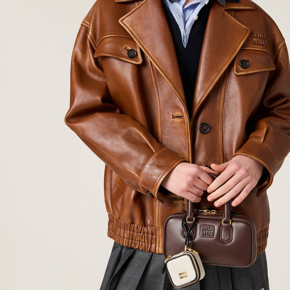 Nappa leather jacket