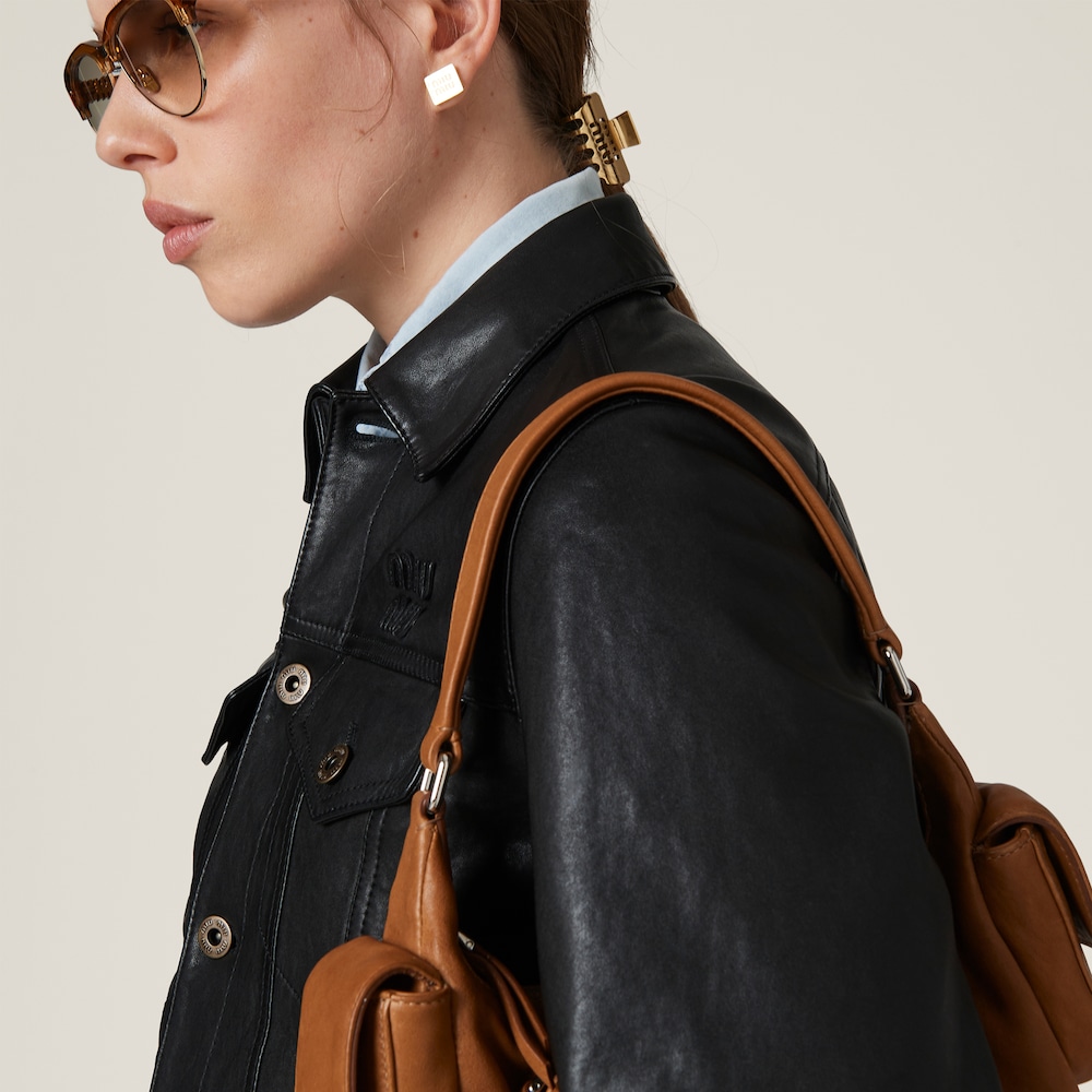 Nappa leather jacket