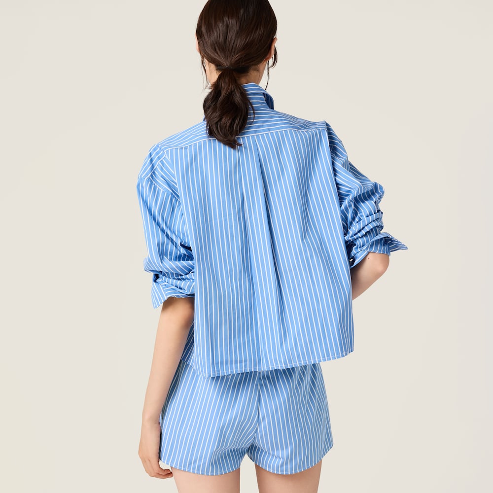 Striped cotton shirt