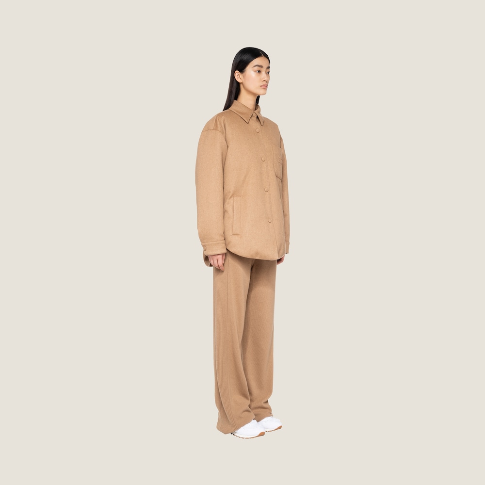 Camelhair down jacket