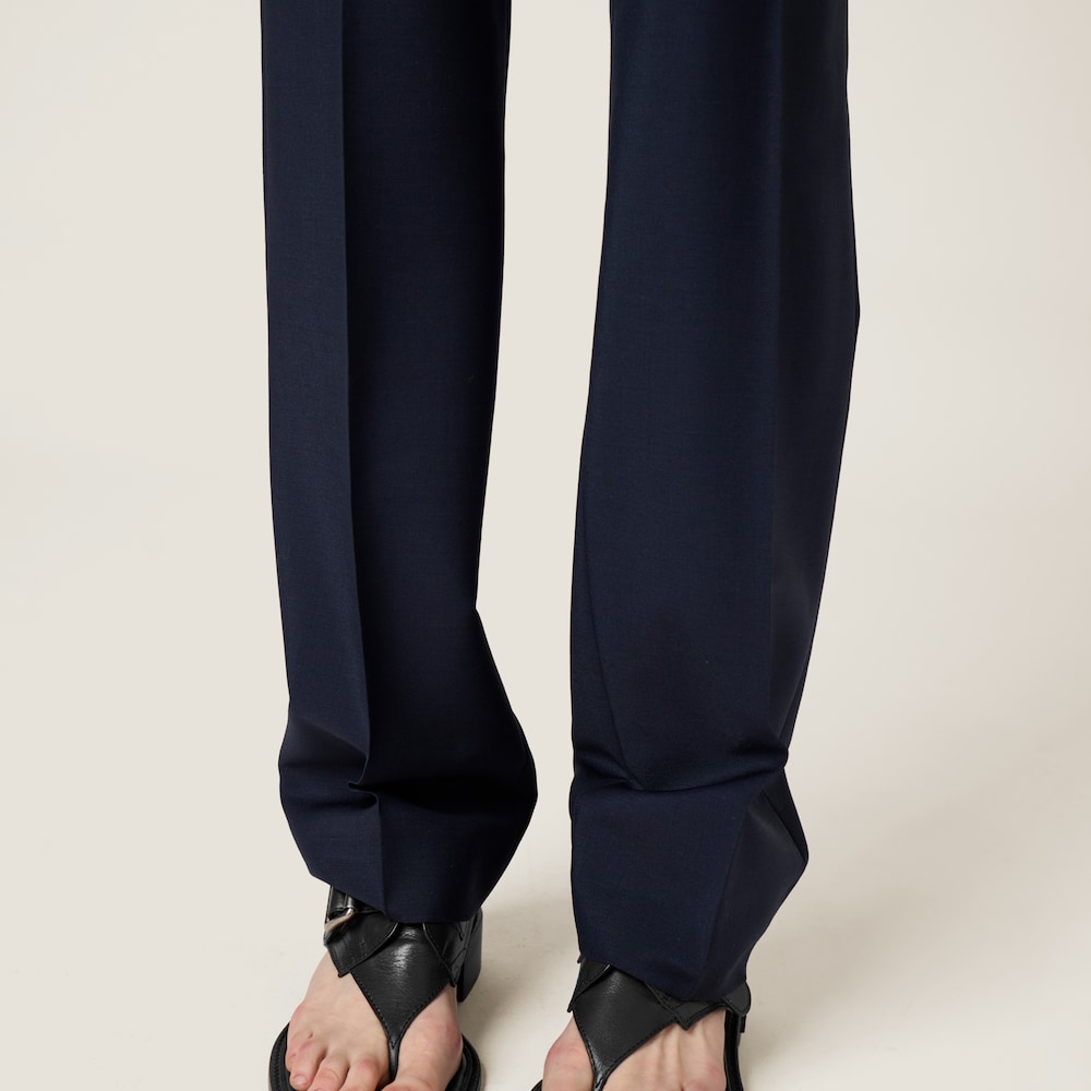 Kid mohair pants