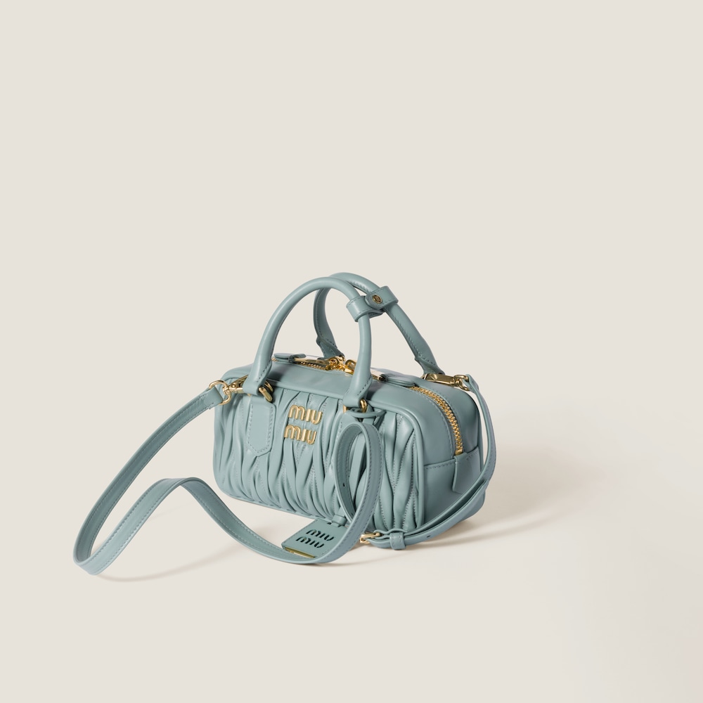 Arcadie matelassé nappa leather bag