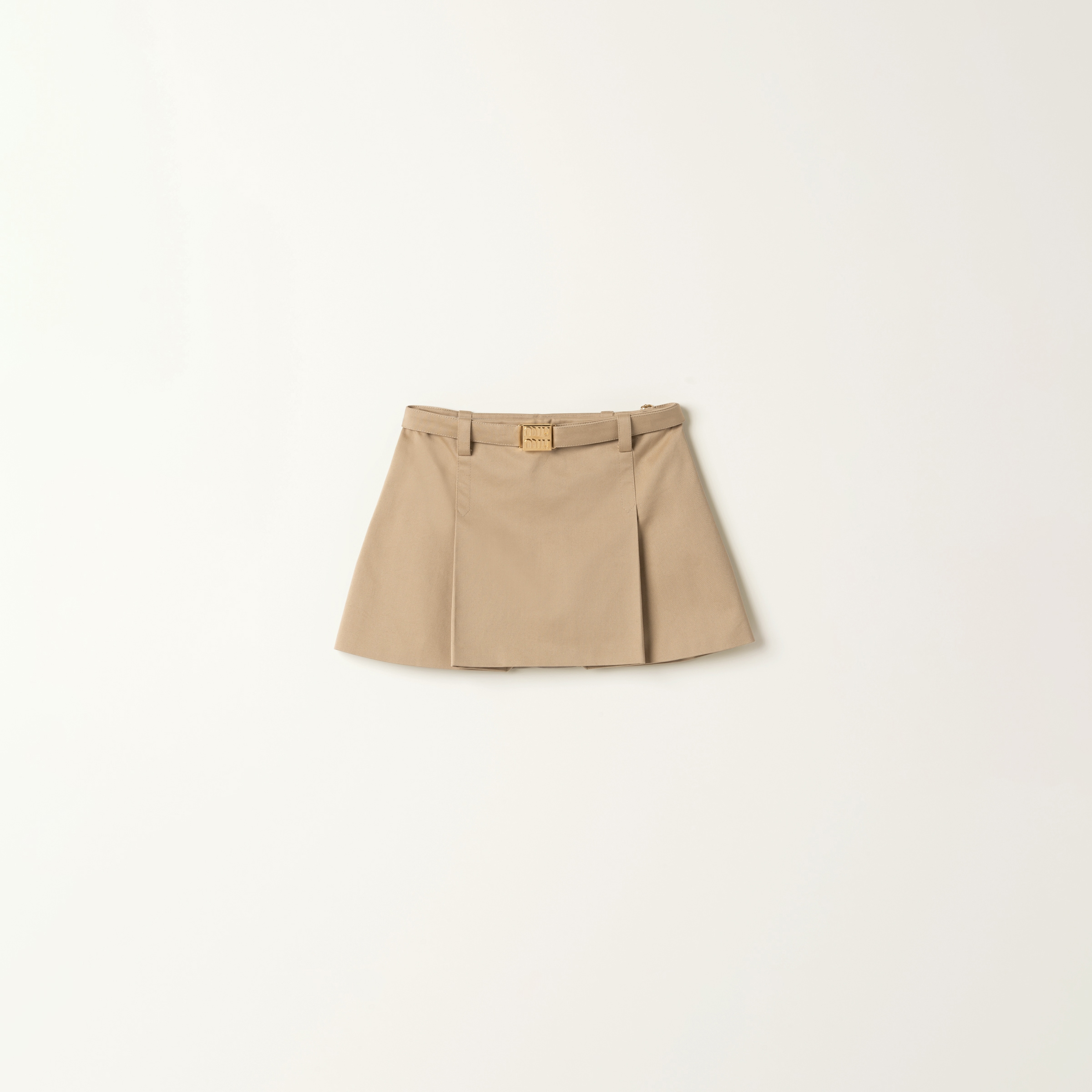 Chino miniskirt
