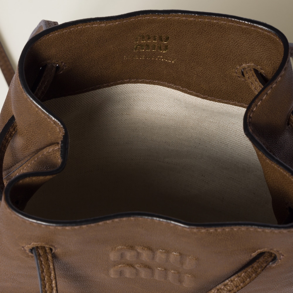 Nappa leather mini-bag