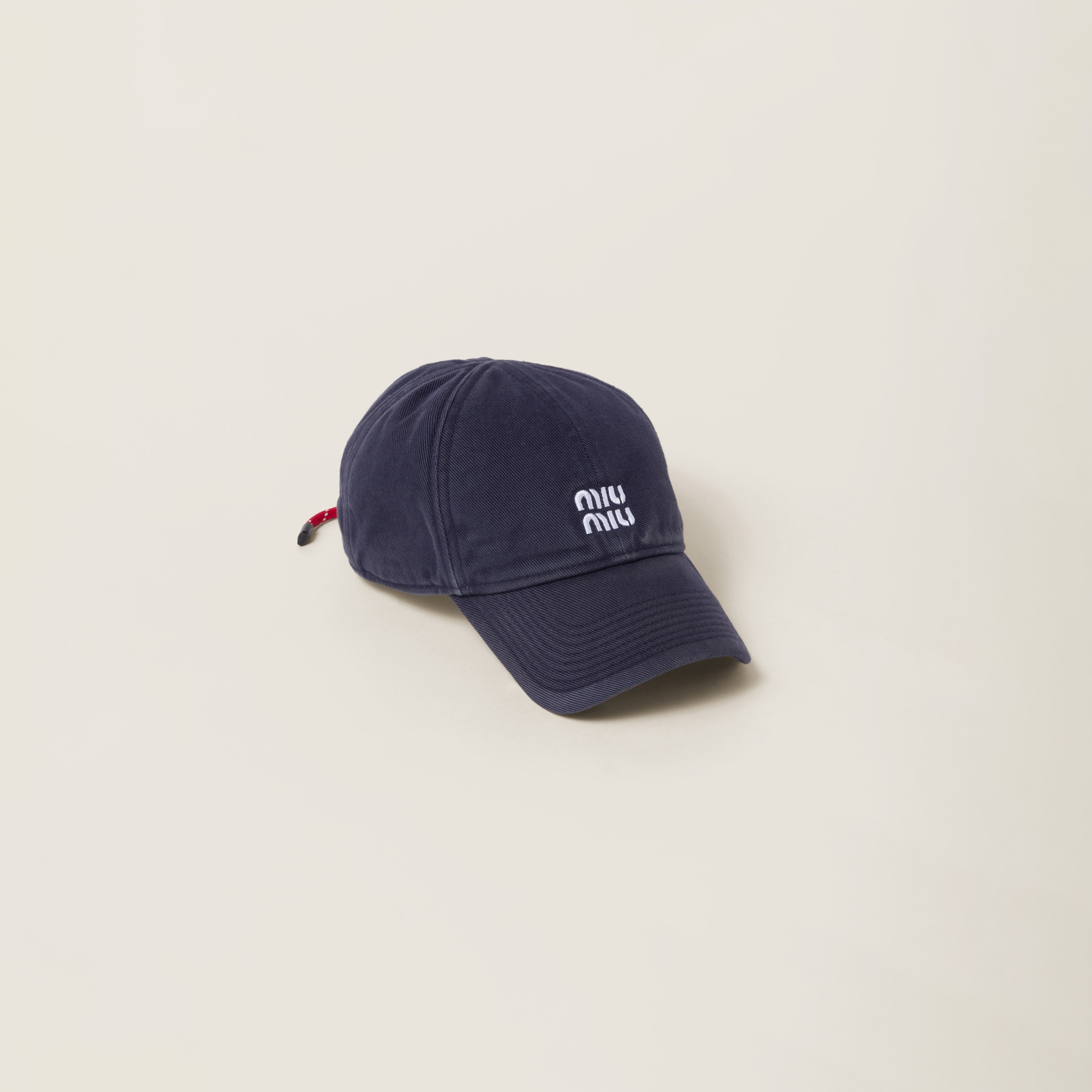 Denim baseball cap