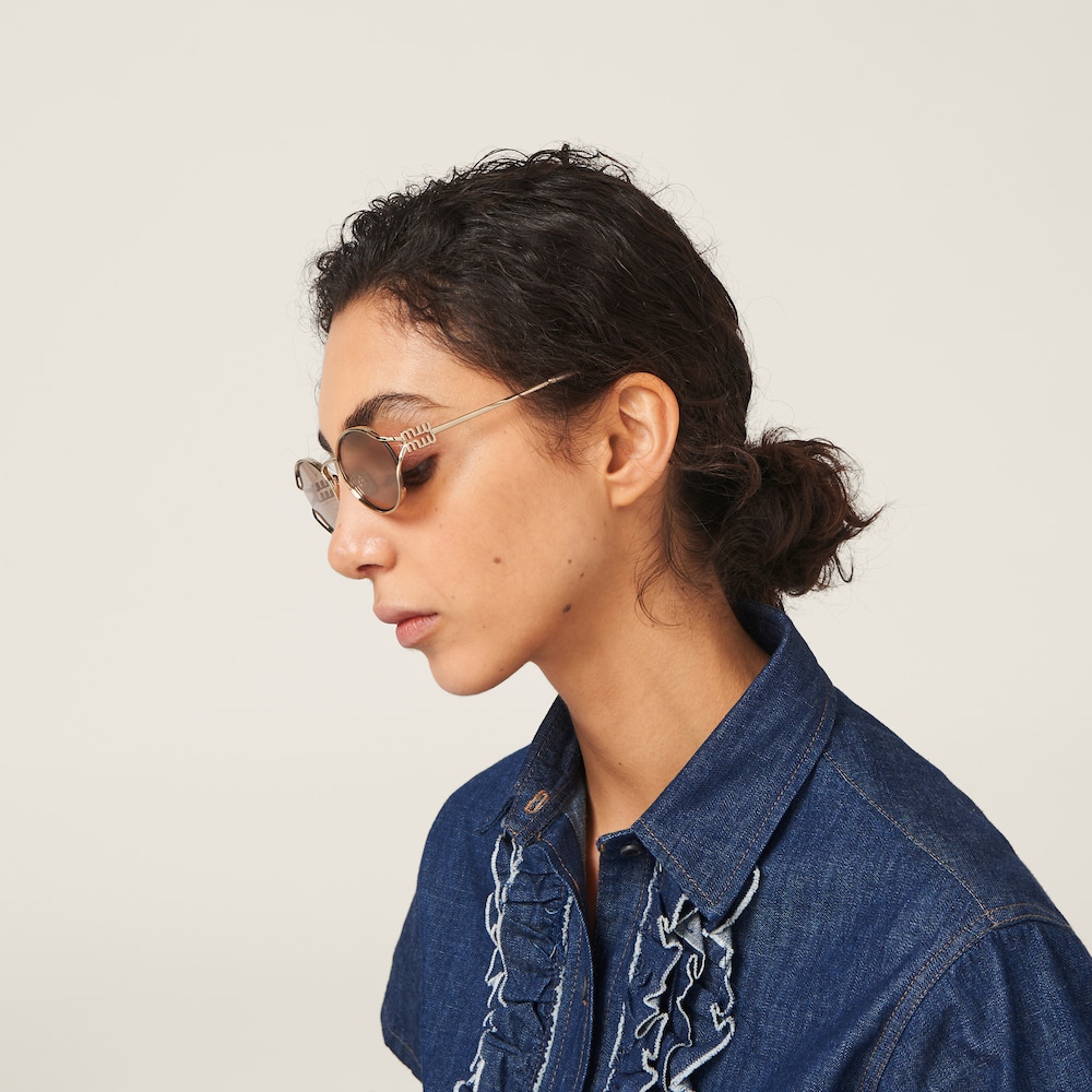 Miu Miu Logo sunglasses