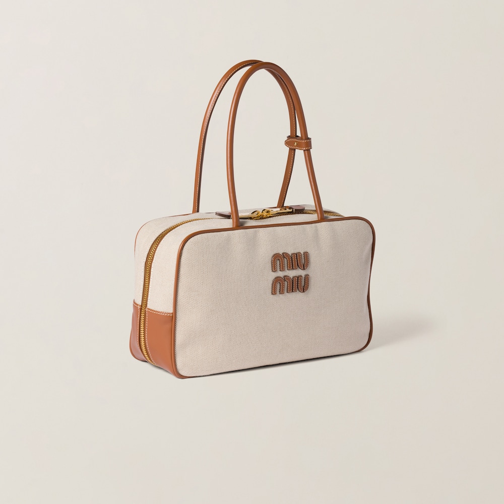 Beau canvas and leather bag