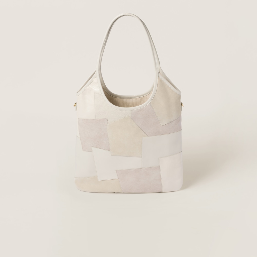 IVY leather patchwork bag