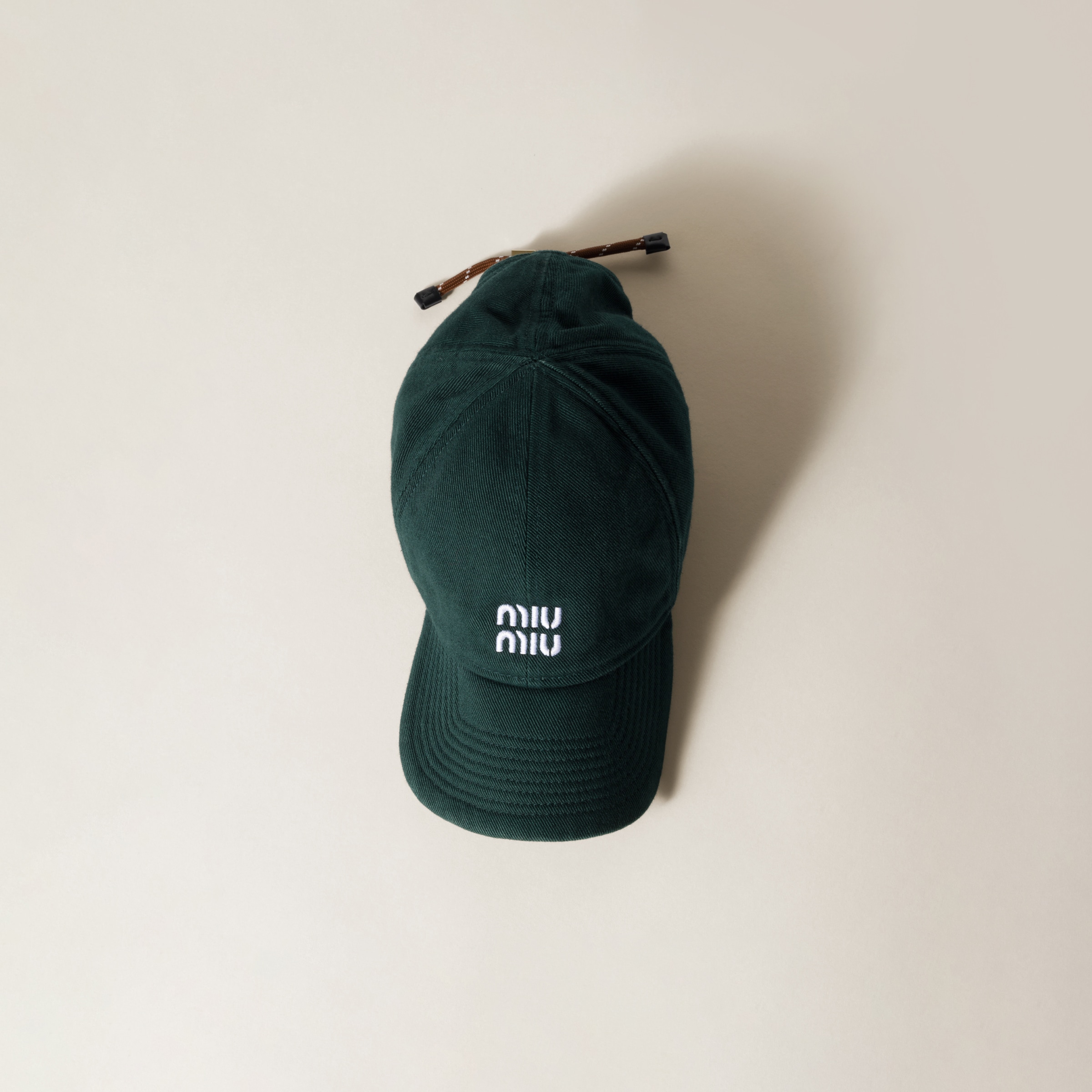 Denim baseball cap