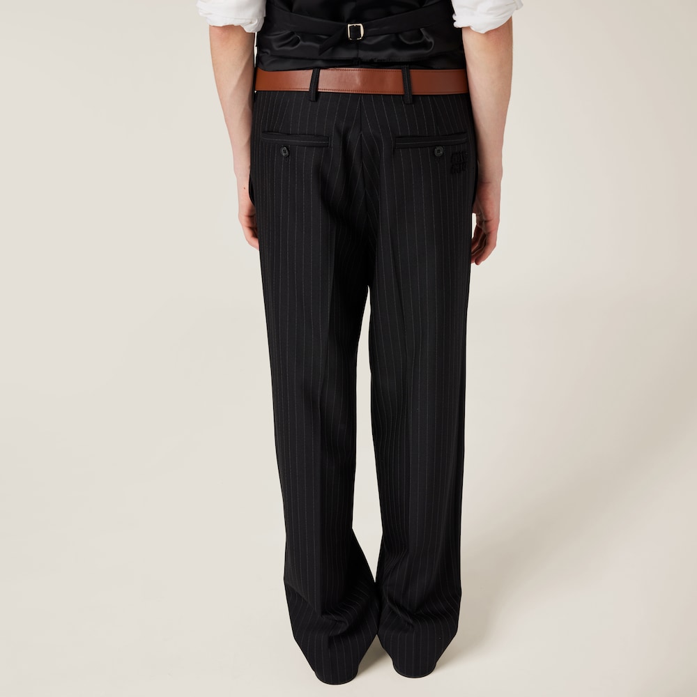 Pinstripe pants