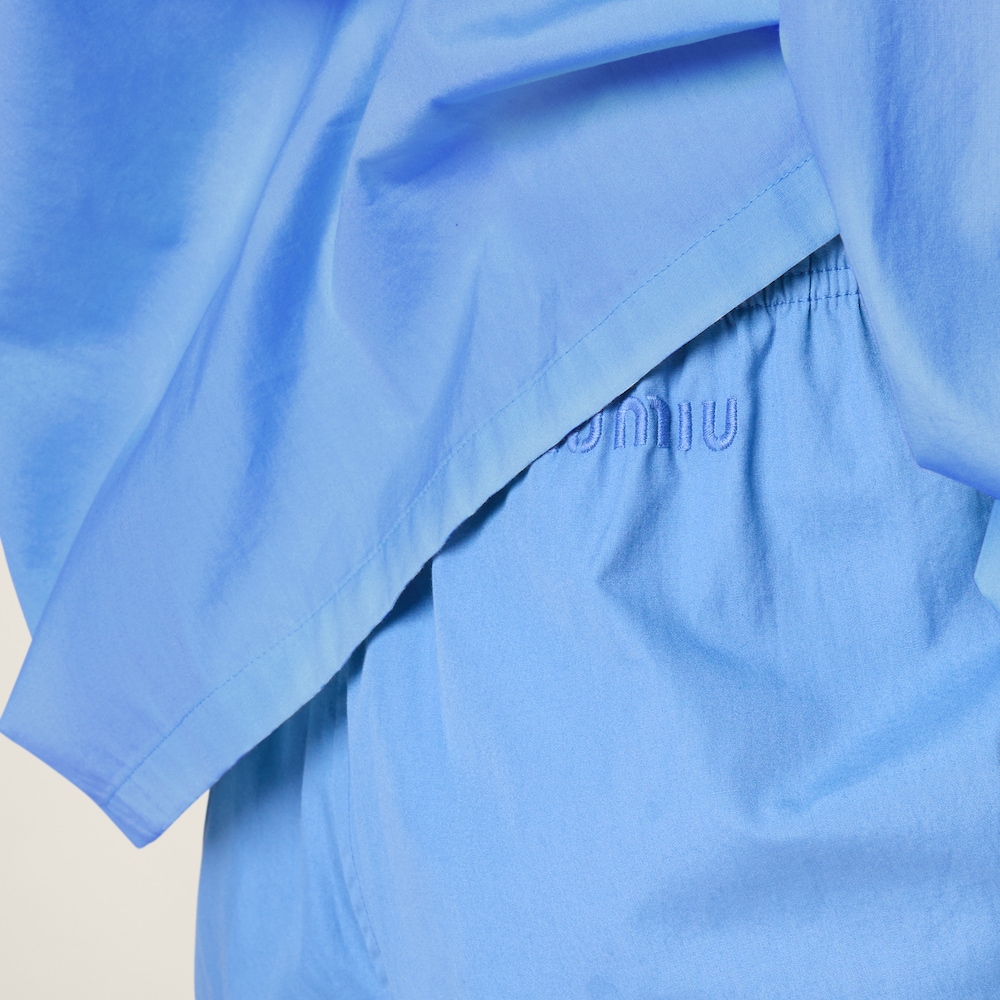 Poplin pajama pants
