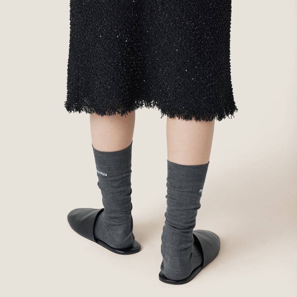 Lamé bouclé dress