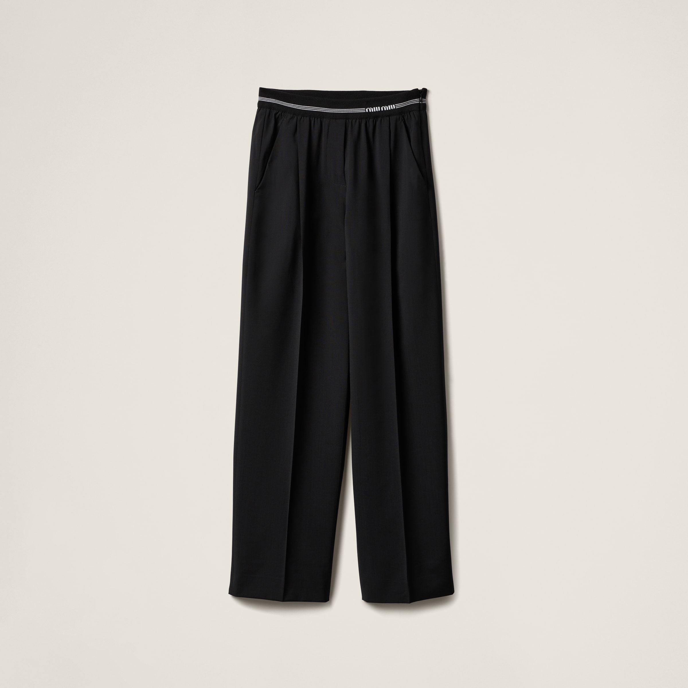 Wool joggers