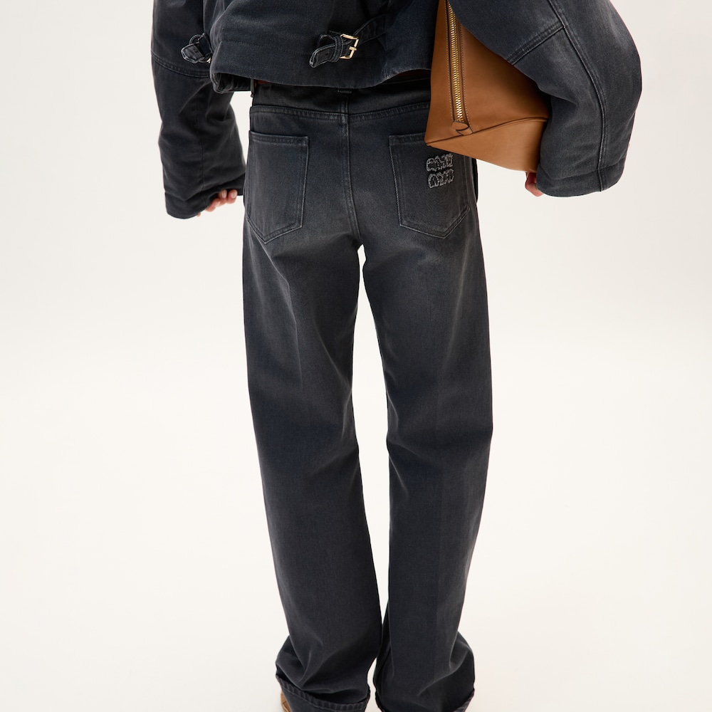 Washed drill pants